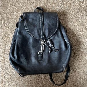 Black Coach small backpack